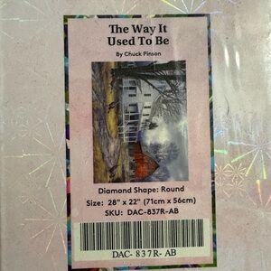Diamond Art Club DIY Diamond Art Kit - The way it Used to Be by Chuck Pinson